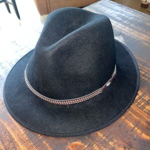 Scala: Authentic Handmade Dorfman Pacific Company 100% Wool Hat-X-Large: Black